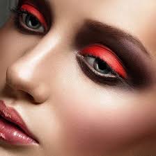 embrace edgy red eye makeup this