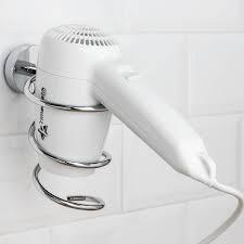 Wall Mount Chrome For Hair Dryer Paddy