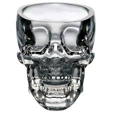 Crystal Skull Whiskey Glass Cup