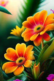 orange flowers wallpapers for iphone