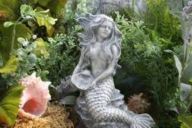 Mermaid Garden Statue Stone Mermaid