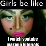 ugly makeup tutorial meme