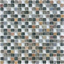 Glass Slate Blend Mosaics