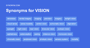 another word for vision synonyms