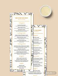 drinks menu 10 exles format pdf