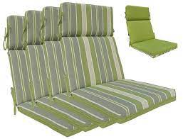 Outdoor High Back Chair Cushions High