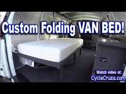 Camper Van Build Part 4 Folding Bed