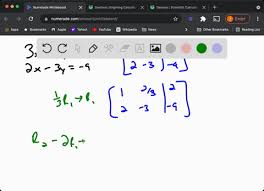 Equations Using Gaussian Elimination