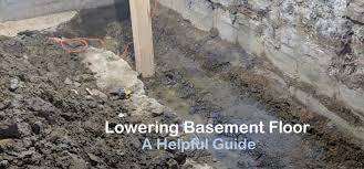 Lowering Basement Floor A Helpful Guide