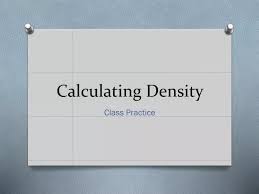 ppt calculating density powerpoint
