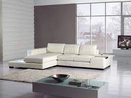t35 mini sectional sofa in white eco