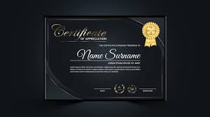 certificate psd templates to