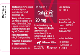 Galliprant Aratana Therapeutics Inc Veterinary Package