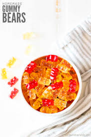 healthy homemade gummy bear recipe