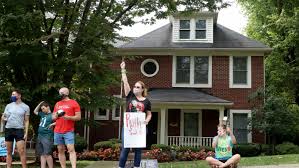 Senate majority leader mitch mcconnell became a topic of speculation after photographs seemingly showed his hands looking bruised and discolored. Protest Outside Mcconnell S Home As Supreme Court Nomination Nears