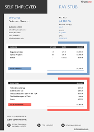 pay stub templates word excel pdf