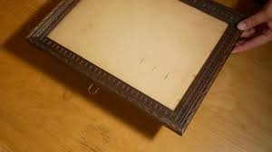 restoring a 100 year old picture frame