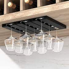 Plastic Wine Glass Rack No Drilling
