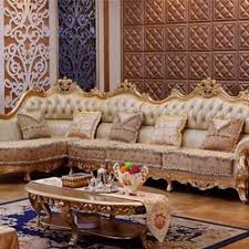 wooden royal sofa set for living