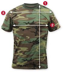 Rothcos T Shirt Size Chart
