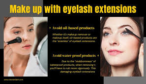 with eyelash extensions regularly