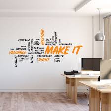 Make It Wall Decal Motivational Art