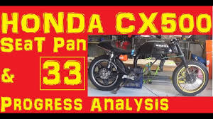 honda cx500 cafe racer seat pan and