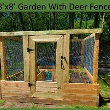 Raised Garden Bed With Deer Fence Plans