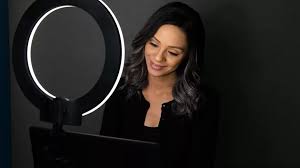 a ring light for video conferencing