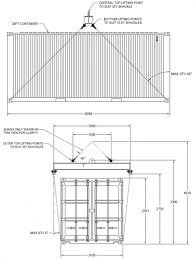 20ft iso container lifting beam low