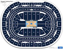 denver nuggets seating chart