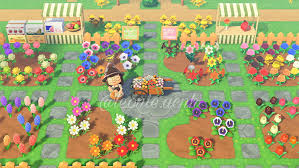 Acnh Flower Bed Garden Design Ideas