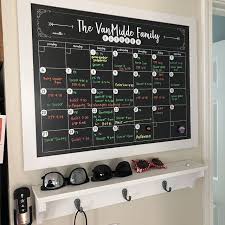 Chalkboard Calendar Dry Erase Calendar