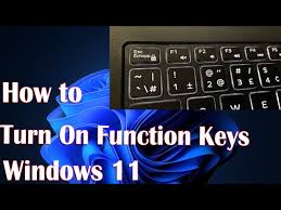 disable function keys in windows 11