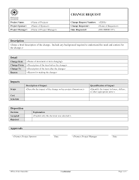 006 Change Request Form Template Pdf Order Forms Fascinating