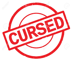 The cursed font is a slanting text and it suits the profiles with modern content especially if you are posting about action movies or action stuff. Cursed Text Written On Red Simple Circle Rubber Vintage Stamp Stock Photo Picture And Royalty Free Image Image 90509252
