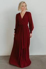 To learn more, visit our return policy. Lydia Burgundy Maxi Dress Baltic Born