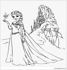 Lieutenant mattias joins the cast in frozen 2 as an arendelle military leader who, along with his troop, have been trapped in the. Frozen Elsa 2 Coloring Pages Frozen Coloring Pages Free Printable Coloring Pages Online