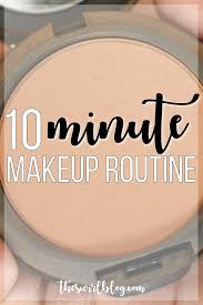 10 minute college makeup routine