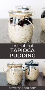 how to make tapioca in your instant pot