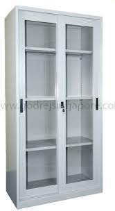 Full Height Glass Sliding Door Cabinet