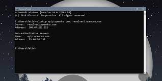 external ip address from command prompt