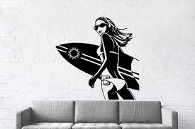 Surf Wall Decal Surfboard Art Wall