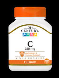 Synthetic vitamin c left a nasty powder taste in my mouth. Vitamin C 250 Mg 110 Tablets 21st Century Healthcare Inc