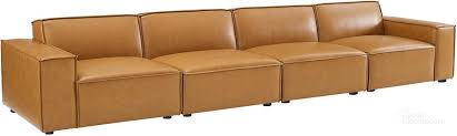 Vegan Leather 4 Piece Sofa By Modway
