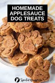 easy applesauce dog treats recipe