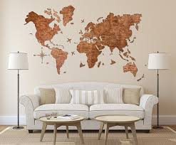 Wall Maps With Pins World Map Wall Art
