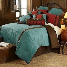 7 pc comforter set turquoise super
