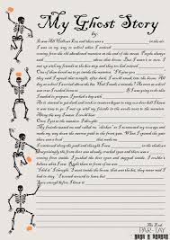 halloween mad libs ghost story party