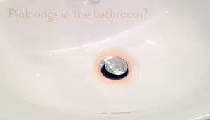 pink stains in your bathroom